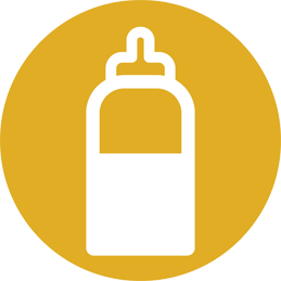 Baby bottle icon